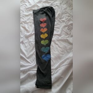 AVIATOR NATION Rainbow Heart Leggings